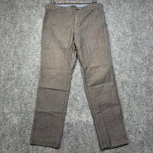 Banana Republic Pants Mens 32 Aiden Chino Gray Cotton Pockets Straight Leg